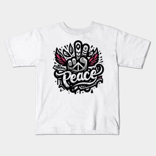 spread peace Kids T-Shirt